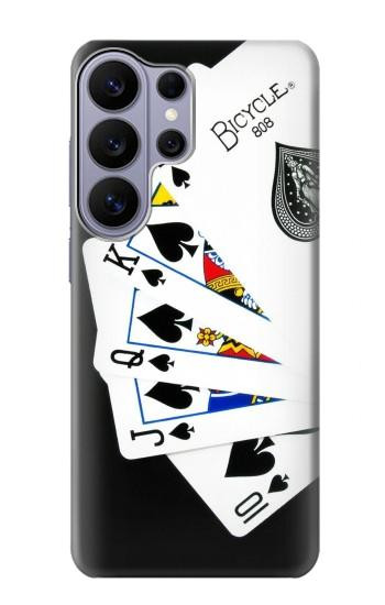 S1078 Poker Royal Flush droite Etui Coque Housse pour Samsung Galaxy S26 Ultra
