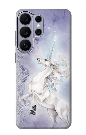 S1134 Cheval Blanc Licorne Etui Coque Housse pour Samsung Galaxy S26 Ultra