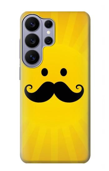 S1145 Soleil jaune Mustache Etui Coque Housse pour Samsung Galaxy S26 Ultra