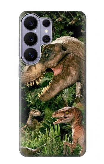 S1452 Dinosaur Trex Raptor Etui Coque Housse pour Samsung Galaxy S26 Ultra