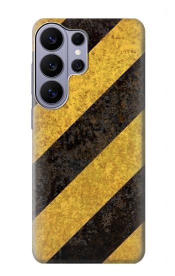 S2231 Noir et Jaune Ligne de risque rayé Etui Coque Housse pour Samsung Galaxy S26 Ultra