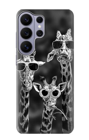 S2327 Girafes avec lunettes de soleil Etui Coque Housse pour Samsung Galaxy S26 Ultra