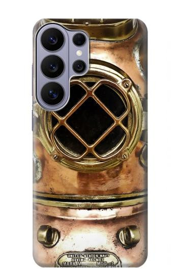 S2412 Mer Profonde Casque millésimé plongée sous-marine Etui Coque Housse pour Samsung Galaxy S26 Ultra