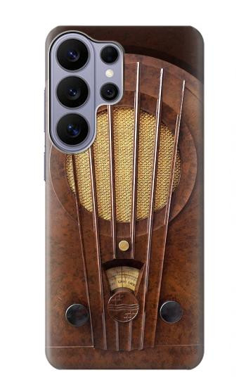 S2655 Deco Radio bakélite millésimé Etui Coque Housse pour Samsung Galaxy S26 Ultra