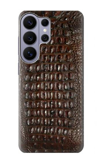 S2850 Imprimé alligator marron Peau graphique Etui Coque Housse pour Samsung Galaxy S26 Ultra
