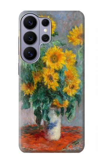 S2937 Claude Monet Bouquet de tournesols Etui Coque Housse pour Samsung Galaxy S26 Ultra