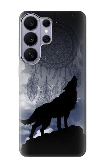 S3011 Dream Catcher Loup Hurlant Etui Coque Housse pour Samsung Galaxy S26 Ultra