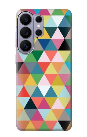 S3049 Triangles Couleurs vibrantes Etui Coque Housse pour Samsung Galaxy S26 Ultra