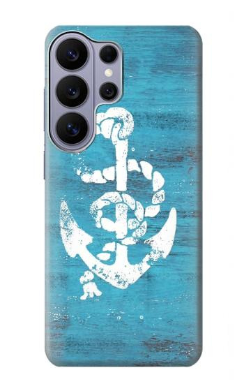 S3053 Marin Blue Anchor Etui Coque Housse pour Samsung Galaxy S26 Ultra
