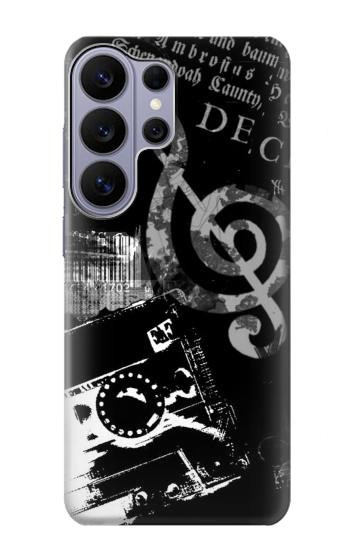 S3197 Musique Cassette note Etui Coque Housse pour Samsung Galaxy S26 Ultra