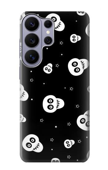 S3261 Sourire Crâne Motif Halloween Etui Coque Housse pour Samsung Galaxy S26 Ultra