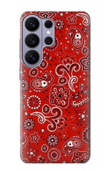 S3354 Rouge classique Bandana Etui Coque Housse pour Samsung Galaxy S26 Ultra