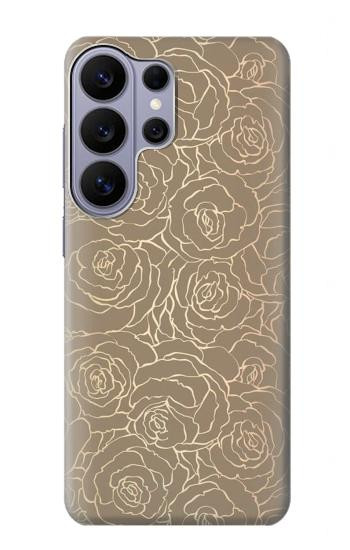 S3466 Motif Rose d'or Etui Coque Housse pour Samsung Galaxy S26 Ultra