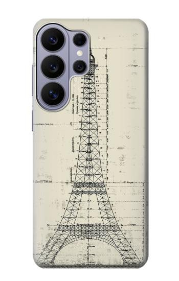 S3474 Dessin Architectural Eiffel Etui Coque Housse pour Samsung Galaxy S26 Ultra