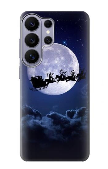 S3508 Noël Père Noël Lune Etui Coque Housse pour Samsung Galaxy S26 Ultra