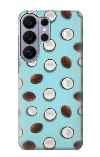 S3860 Motif à pois de noix de coco Etui Coque Housse pour Samsung Galaxy S26 Ultra