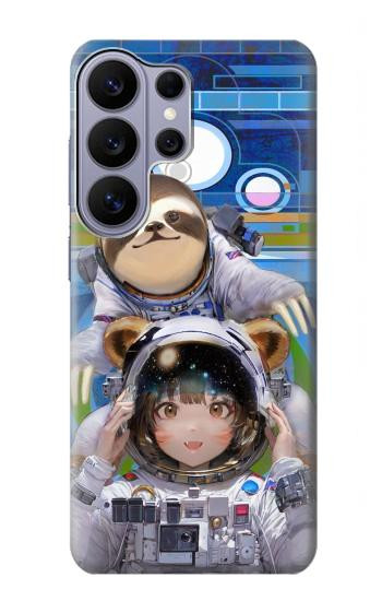 S3915 Costume d'astronaute paresseux pour bébé fille raton laveur Etui Coque Housse pour Samsung Galaxy S26 Ultra