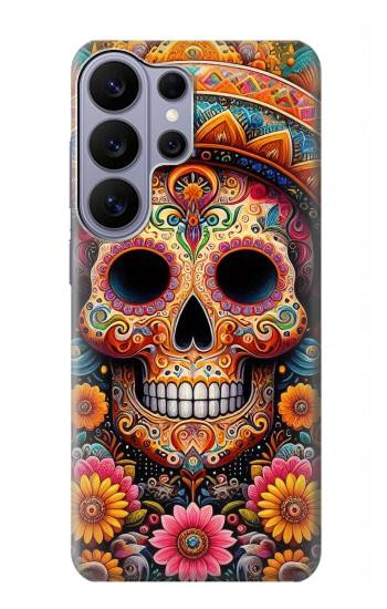 S3999 Peinture de crâne mexicain Etui Coque Housse pour Samsung Galaxy S26 Ultra