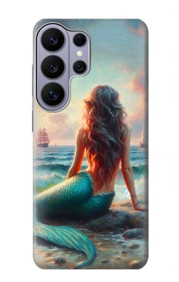 S4006 Peinture à l'huile Sirène Etui Coque Housse pour Samsung Galaxy S26 Ultra