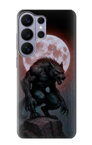 S4024 Lune de sang de loup-garou Etui Coque Housse pour Samsung Galaxy S26 Ultra