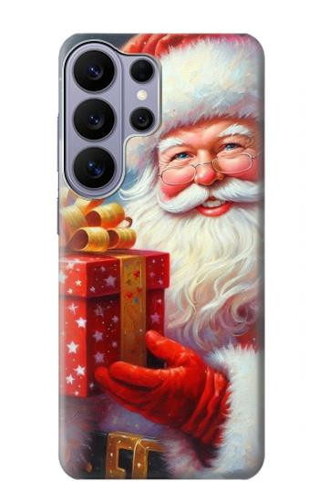 S4029 Coffret cadeau de Noël avec Père Noël souriant Etui Coque Housse pour Samsung Galaxy S26 Ultra