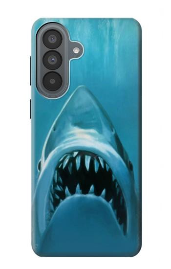 S0830 Requin blanc Etui Coque Housse pour Samsung Galaxy A37