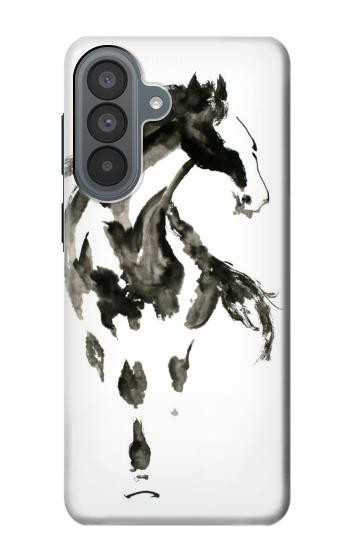 S1031 cheval Pinceau Etui Coque Housse pour Samsung Galaxy A37