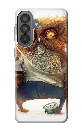 S1133 Réveillez-vous Chouette Etui Coque Housse pour Samsung Galaxy A37