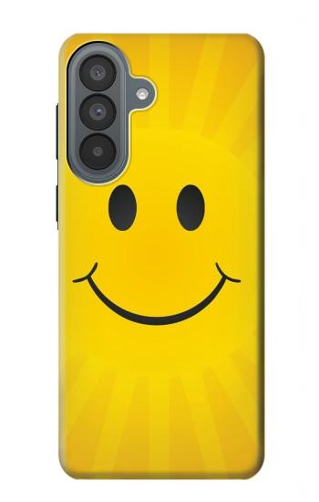 S1146 Sourire Soleil Jaune Etui Coque Housse pour Samsung Galaxy A37