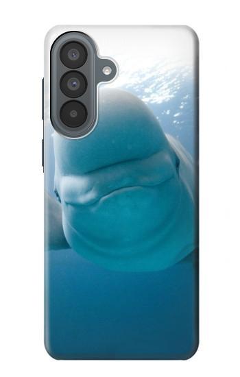 S1801 Béluga Sourire baleine Etui Coque Housse pour Samsung Galaxy A37