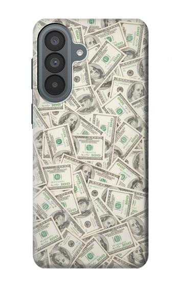 S2077 Billets Dollar argent Etui Coque Housse pour Samsung Galaxy A37