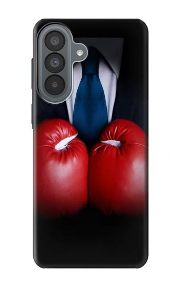S2261 Homme d'affaires Noir Costume avec des gants de boxe Etui Coque Housse pour Samsung Galaxy A37