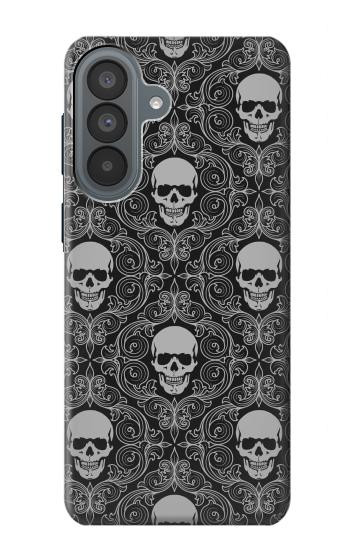 S2371 Crâne Motif monochrome Millésime Etui Coque Housse pour Samsung Galaxy A37