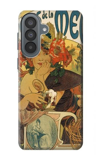 S2740 Alphonse Mucha De La Muse Bieres Etui Coque Housse pour Samsung Galaxy A37