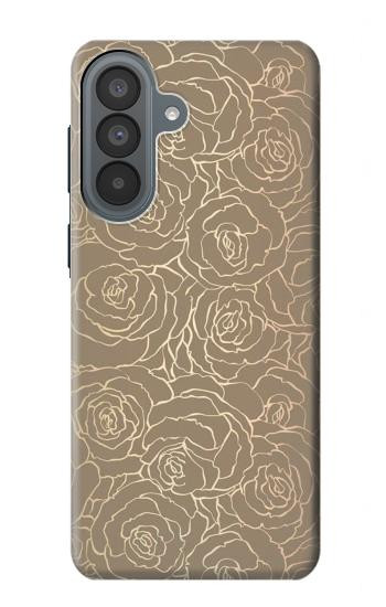 S3466 Motif Rose d'or Etui Coque Housse pour Samsung Galaxy A37