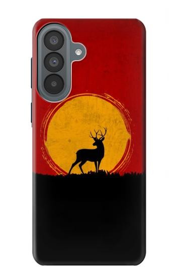 S3513 Coucher de soleil de Deer Etui Coque Housse pour Samsung Galaxy A37