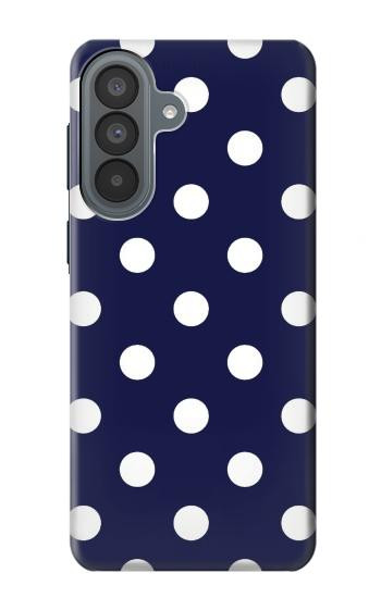 S3533 Bleu à pois Etui Coque Housse pour Samsung Galaxy A37