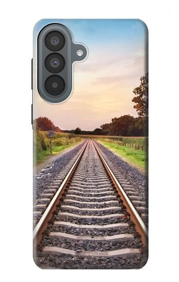 S3866 Voie ferrée droite Etui Coque Housse pour Samsung Galaxy A37