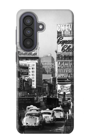S0182 New York Vintage Etui Coque Housse pour Samsung Galaxy A57