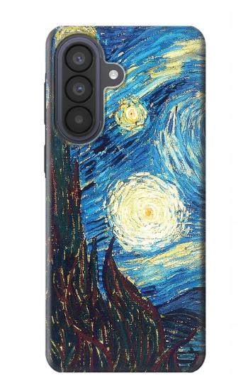 S0582 Van Gogh Starry Nights Etui Coque Housse pour Samsung Galaxy A57