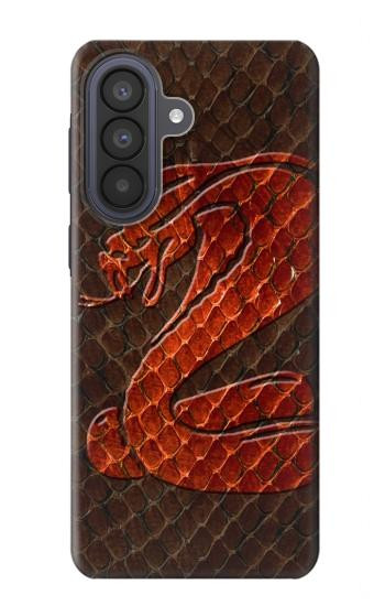 S0663 Cobra Serpent Peau Etui Coque Housse pour Samsung Galaxy A57