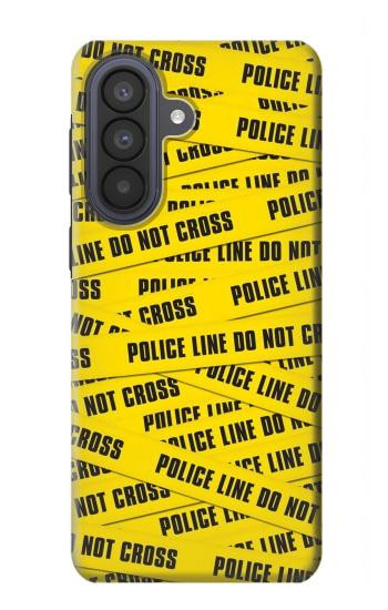 S2088 Banderole de la police ne pas dépasser Etui Coque Housse pour Samsung Galaxy A57