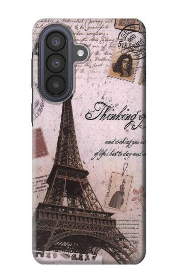S2211 Carte postale de Paris Tour Eiffel Etui Coque Housse pour Samsung Galaxy A57