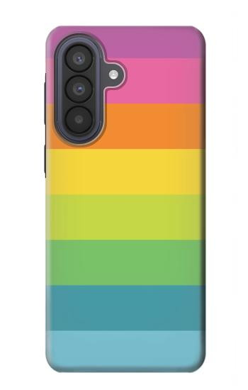 S2363 Arc en ciel Motif Etui Coque Housse pour Samsung Galaxy A57