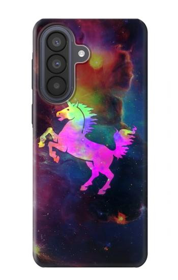 S2486 Arc en ciel espace de nébuleuse Licorne Etui Coque Housse pour Samsung Galaxy A57