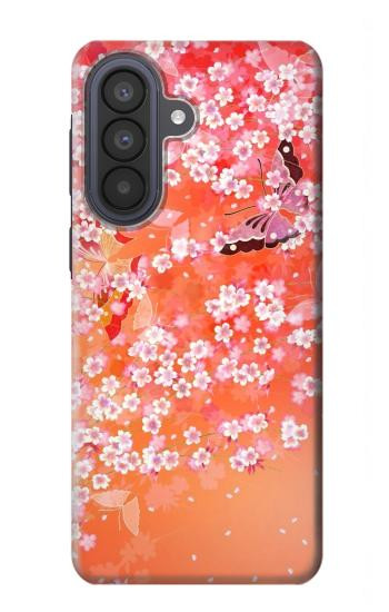 S2543 Motif japonais Kimono fleur de style Etui Coque Housse pour Samsung Galaxy A57