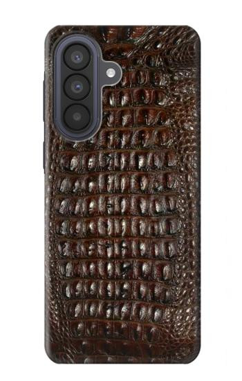S2850 Imprimé alligator marron Peau graphique Etui Coque Housse pour Samsung Galaxy A57