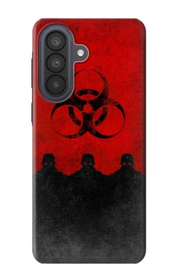 S2917 Biohazards Virus Alert Rouge Etui Coque Housse pour Samsung Galaxy A57
