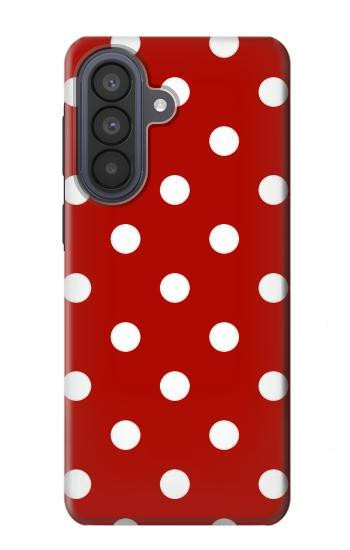 S2951 Rouge Pois Etui Coque Housse pour Samsung Galaxy A57