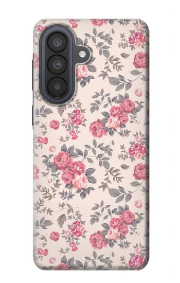 S3095 Motif Rose millésimé Etui Coque Housse pour Samsung Galaxy A57